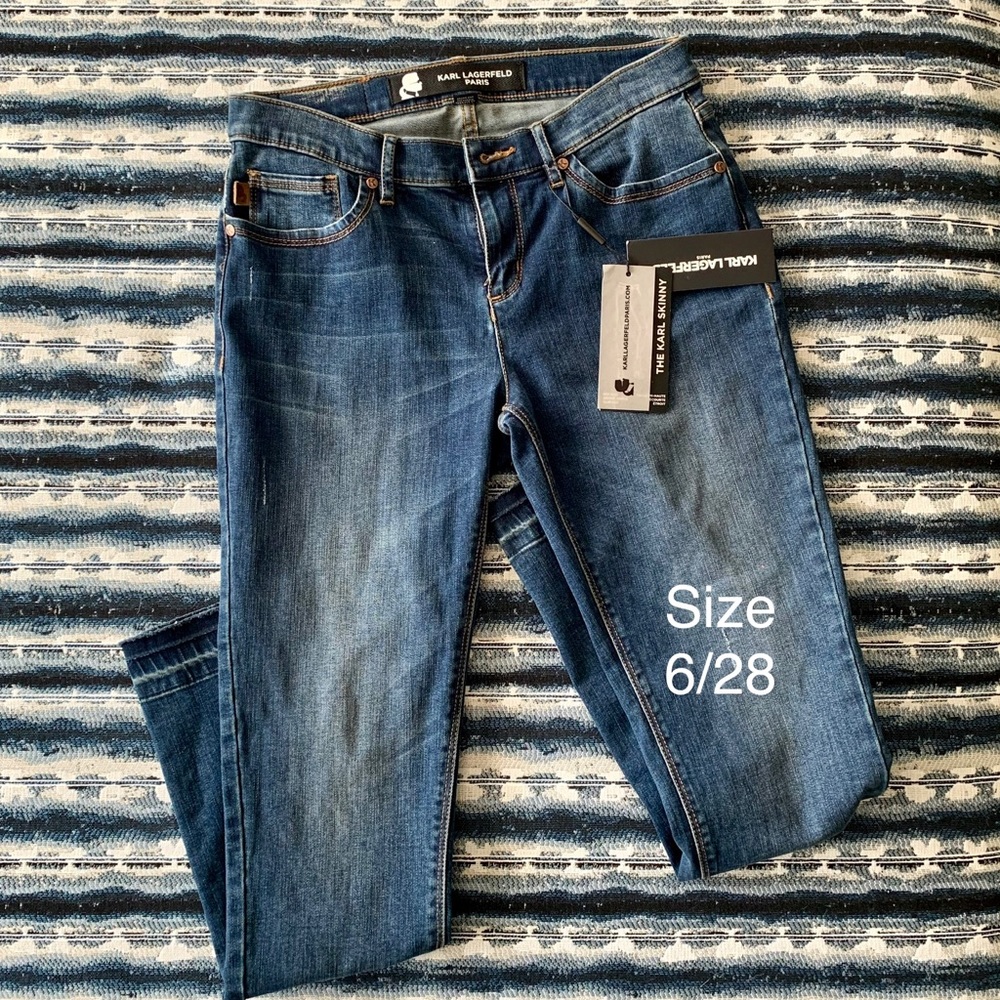 Karl Lagerfield Paris skinny jeans